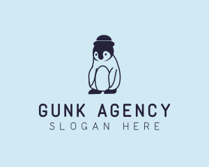 Baby Penguin Animal logo design