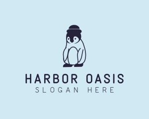 Baby Penguin Animal logo design