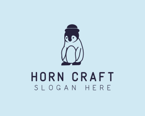 Baby Penguin Animal logo design