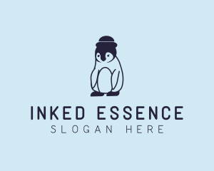 Baby Penguin Animal logo design