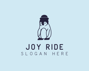 Baby Penguin Animal logo design