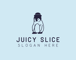 Baby Penguin Animal logo design