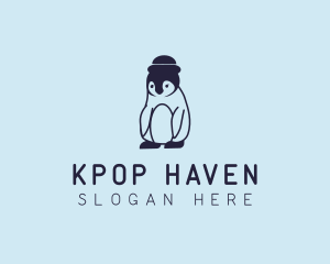 Baby Penguin Animal logo design