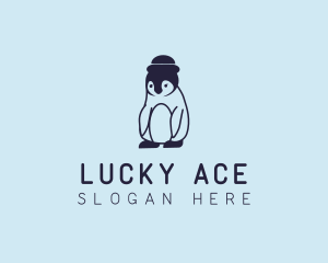 Baby Penguin Animal logo design