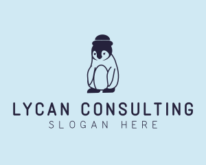 Baby Penguin Animal logo design