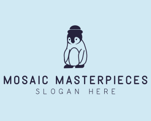 Baby Penguin Animal logo design