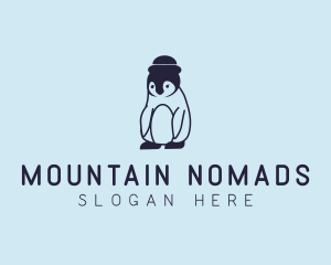 Baby Penguin Animal logo design