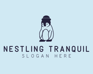 Baby Penguin Animal logo design