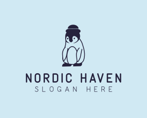 Baby Penguin Animal logo design