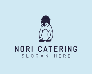 Baby Penguin Animal logo design