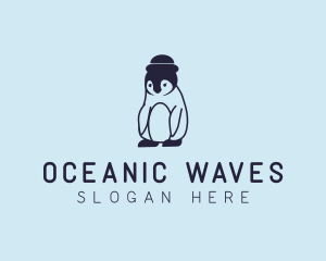 Baby Penguin Animal logo design