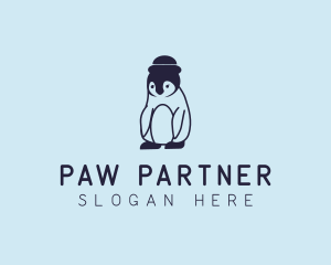 Baby Penguin Animal logo design