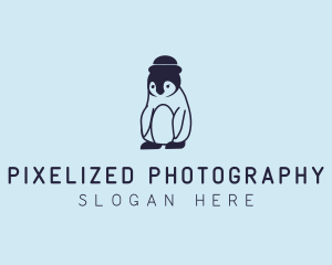 Baby Penguin Animal logo design