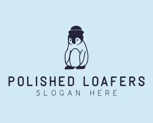 Baby Penguin Animal logo design