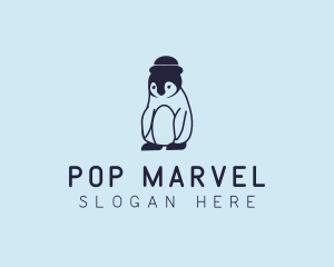 Baby Penguin Animal logo design