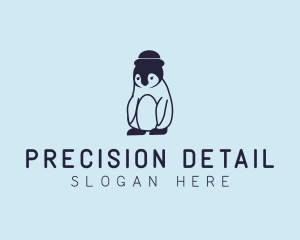 Baby Penguin Animal logo design