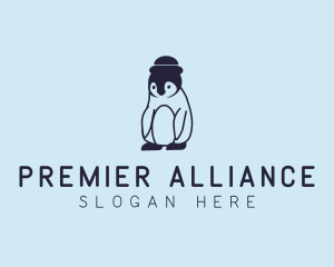 Baby Penguin Animal logo design