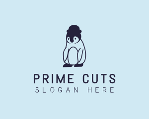 Baby Penguin Animal logo design