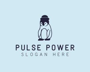 Baby Penguin Animal logo design