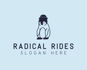 Baby Penguin Animal logo design