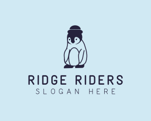 Baby Penguin Animal logo design