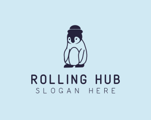 Baby Penguin Animal logo design