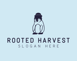 Baby Penguin Animal logo design