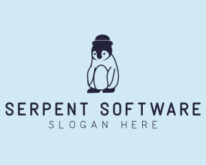 Baby Penguin Animal logo design