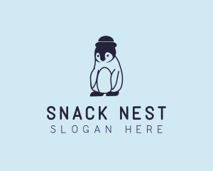 Baby Penguin Animal logo design