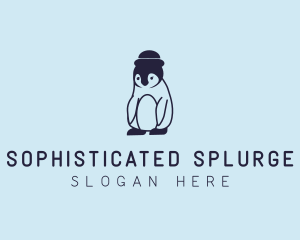 Baby Penguin Animal logo design