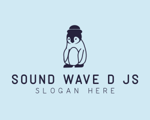 Baby Penguin Animal logo design