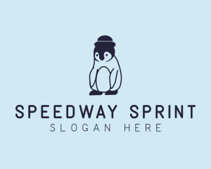 Baby Penguin Animal logo design