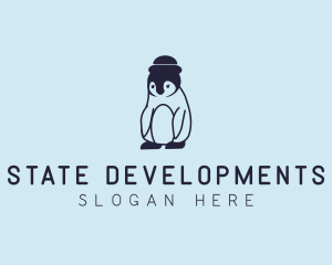 Baby Penguin Animal logo design