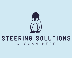 Baby Penguin Animal logo design