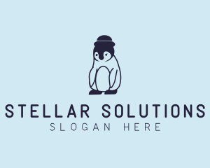 Baby Penguin Animal logo design