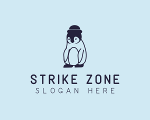 Baby Penguin Animal logo design