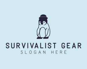 Baby Penguin Animal logo design