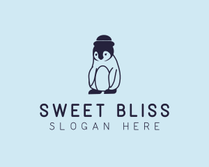 Baby Penguin Animal logo design