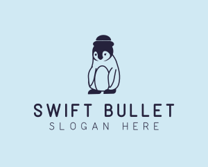 Baby Penguin Animal logo design