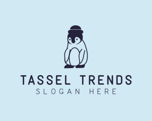 Baby Penguin Animal logo design