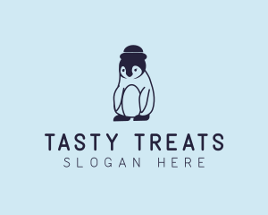 Baby Penguin Animal logo design