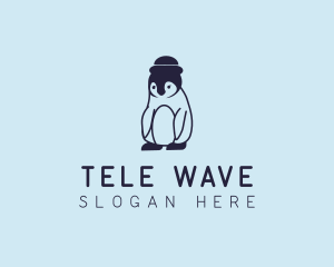 Baby Penguin Animal logo design