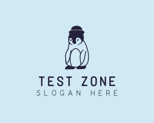 Baby Penguin Animal logo design