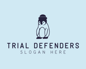 Baby Penguin Animal logo design