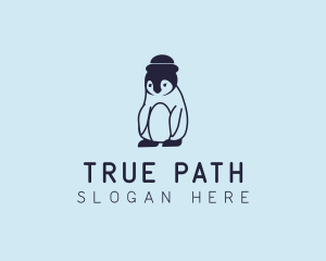 Baby Penguin Animal logo design