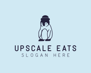 Baby Penguin Animal logo design