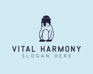 Baby Penguin Animal logo design