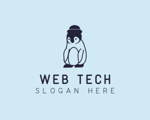 Baby Penguin Animal logo design