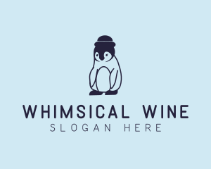 Baby Penguin Animal logo design