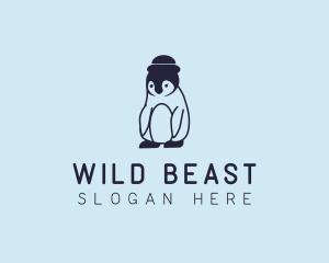 Baby Penguin Animal logo design